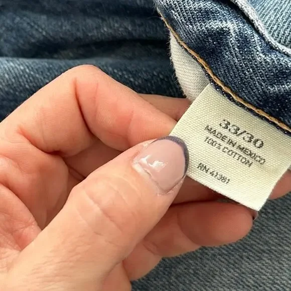 Polo Ralph Lauren Jeans Mens Stratford Slim Fit Straight Denim, Size 33 x 30 EUC - Picture 4 of 6